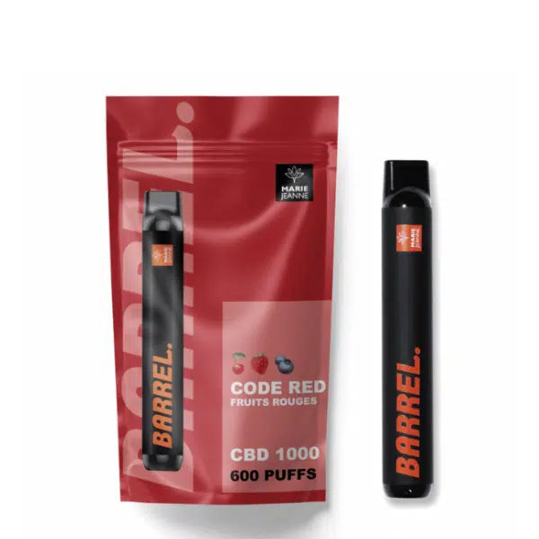 Puff CBD - Barrel Code Red - Fruits Rouges - Puff Land CBD