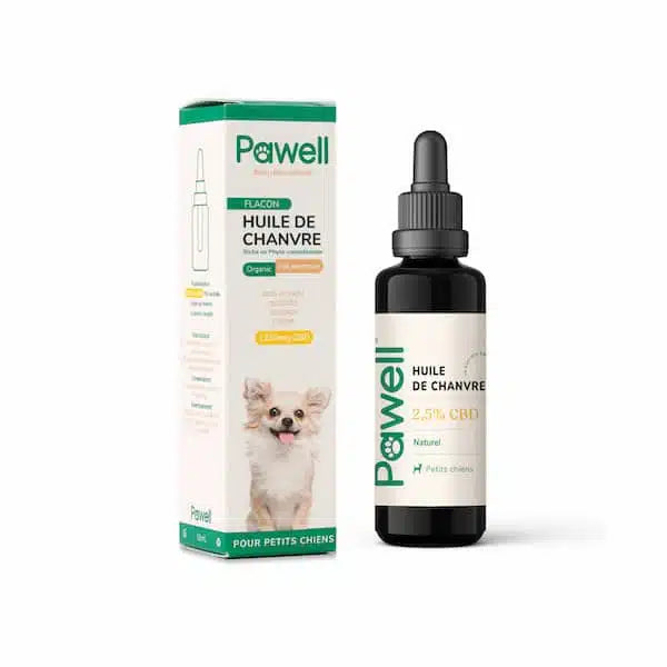 Huile CBD pour Chiens Petits - 50ml - Puff Land CBD