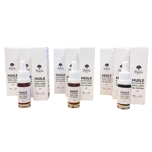 Pack Huile CBD Full Spectrum - 90ml - Puff Land CBD