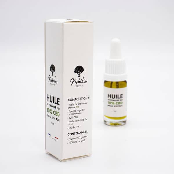 Huile CBD 10% Broad Spectrum - 10ml - Puff Land CBD